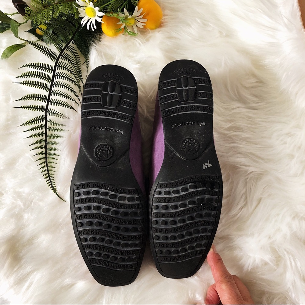Mephisto Lavender Suede Loafers - Picture 4 of 8